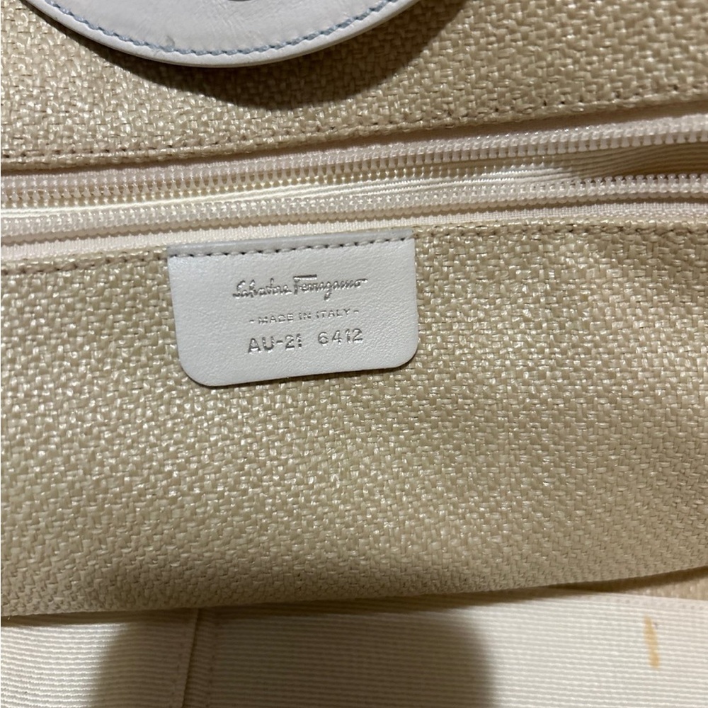 Salvatore Ferragamo Purple and cream butterfly Women's Bag - Picture 6 of 16